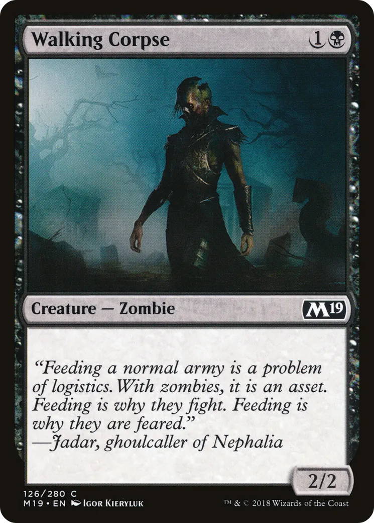 Cadavre ambulant — Core Set 2019 — Magic: The Gathering