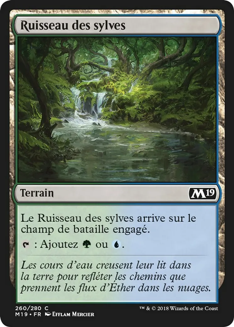 Ruisseau des sylves — Core Set 2019 — Magic: The Gathering