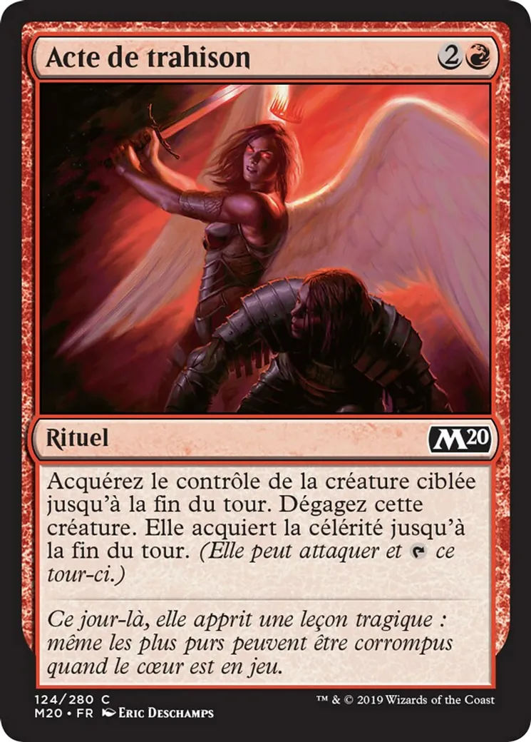 Acte de trahison — Core Set 2020 — Magic: The Gathering