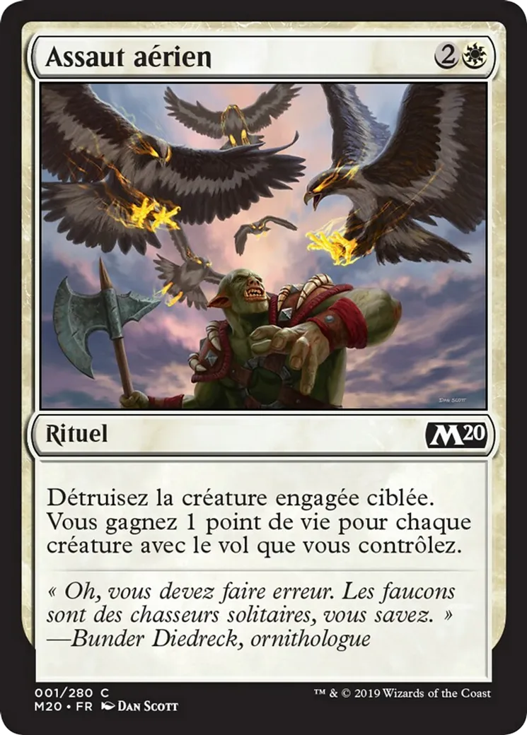 Assaut aérien — Core Set 2020 — Magic: The Gathering