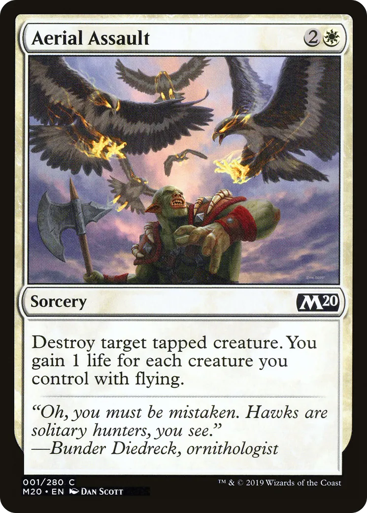 Assaut aérien — Core Set 2020 — Magic: The Gathering