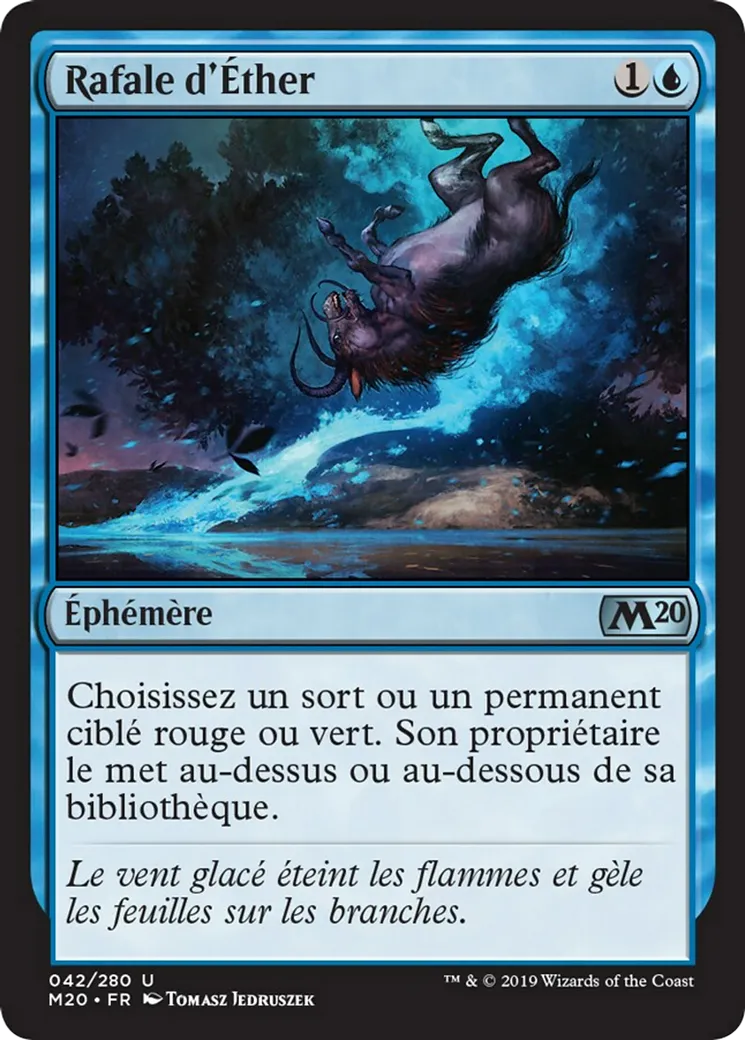 Rafale d'Éther from Core Set 2020 - Magic: The Gathering