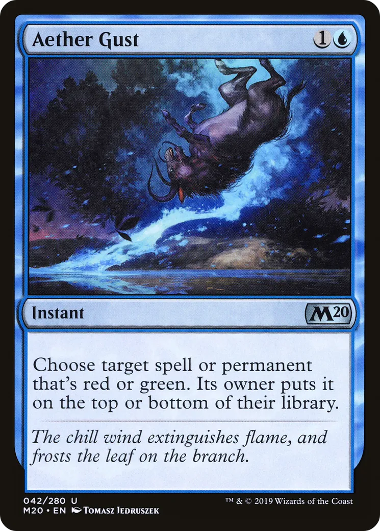 Aether Gust — Core Set 2020 — Magic: The Gathering