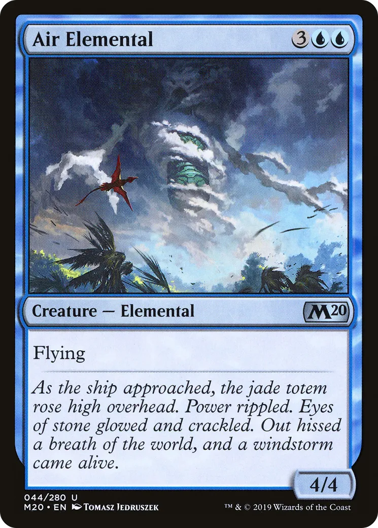 Élémental d'air — Core Set 2020 — Magic: The Gathering