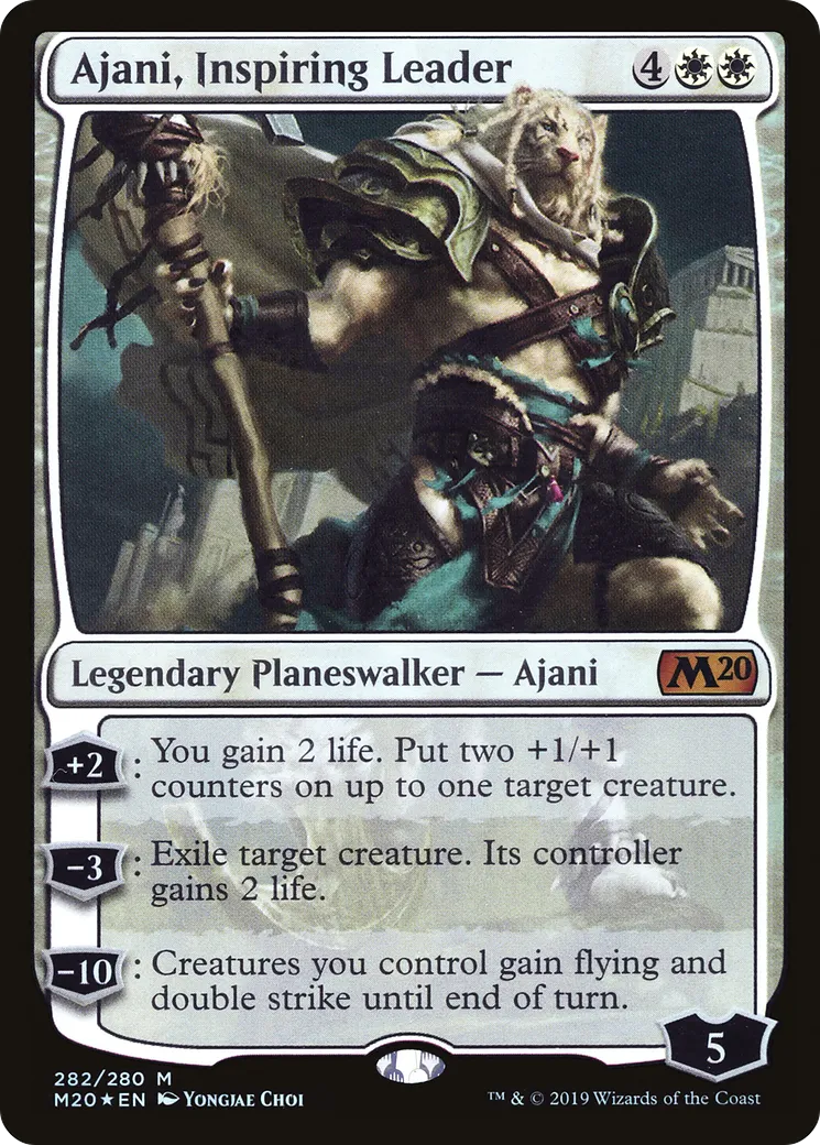 Ajani, Inspiring Leader — Core Set 2020 — Magic: The Gathering
