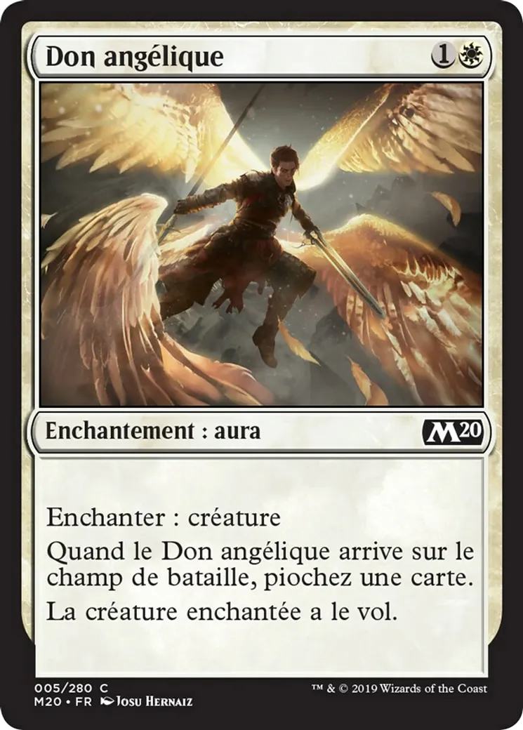 Don angélique from Core Set 2020 - Magic: The Gathering