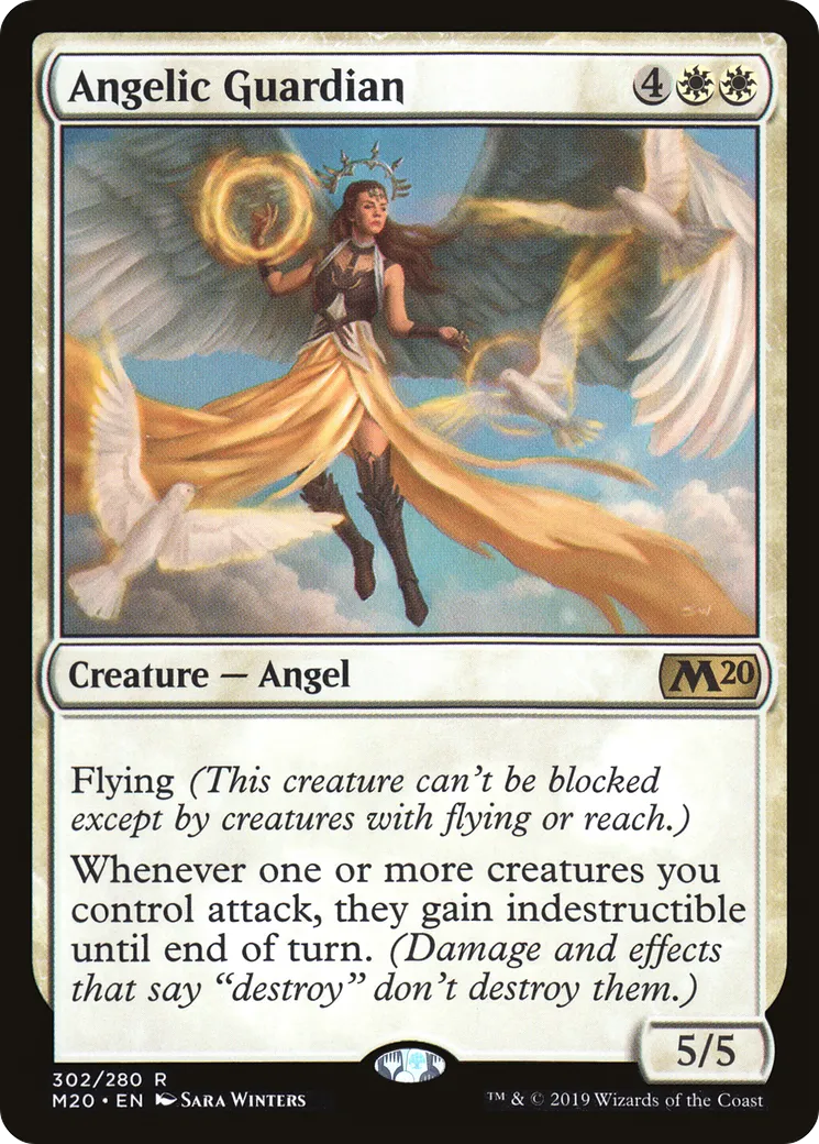 Angelic Guardian from Core Set 2020 - Magic: The Gathering