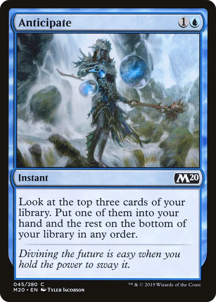 Anticipate — Core Set 2020 — Magic: The Gathering