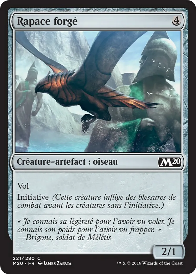 Rapace forgé — Core Set 2020 — Magic: The Gathering