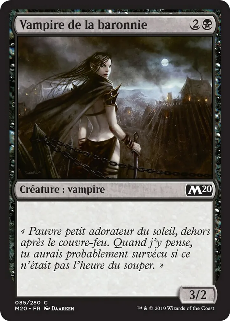 Vampire de la baronnie — Core Set 2020 — Magic: The Gathering