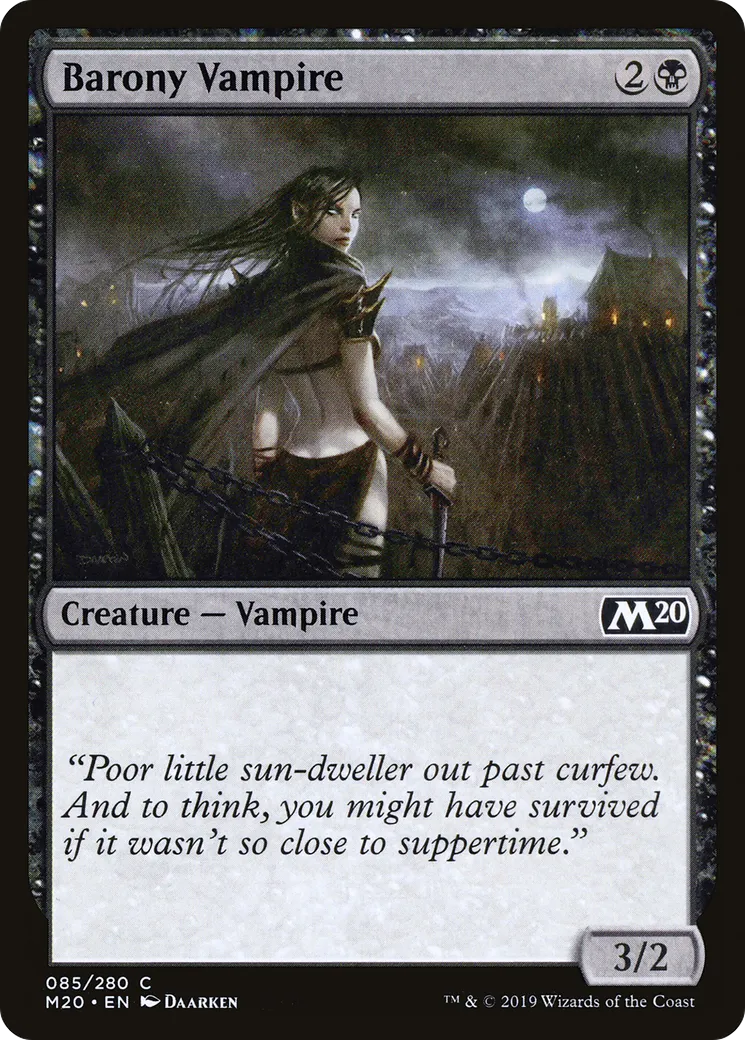 Barony Vampire — Core Set 2020 — Magic: The Gathering
