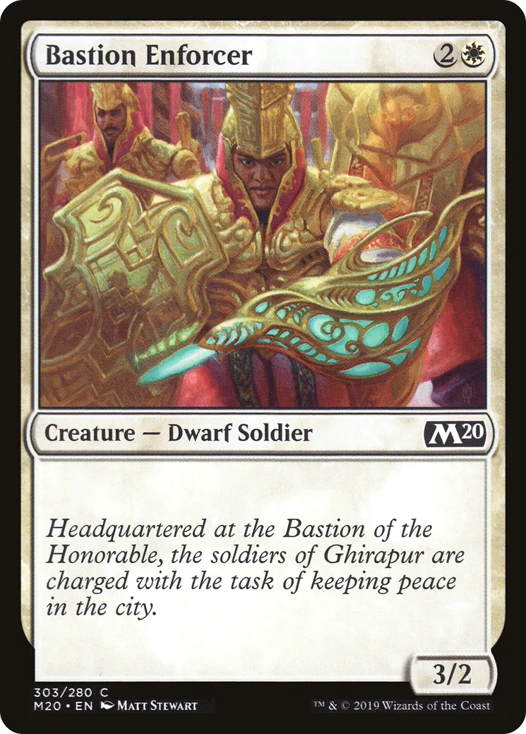 Bastion Enforcer — Core Set 2020 — Magic: The Gathering