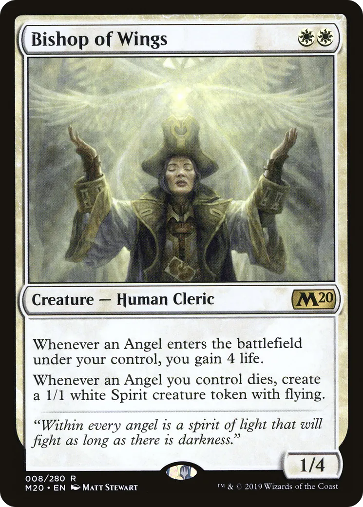 Bishop of Wings — Core Set 2020 — Magic: The Gathering