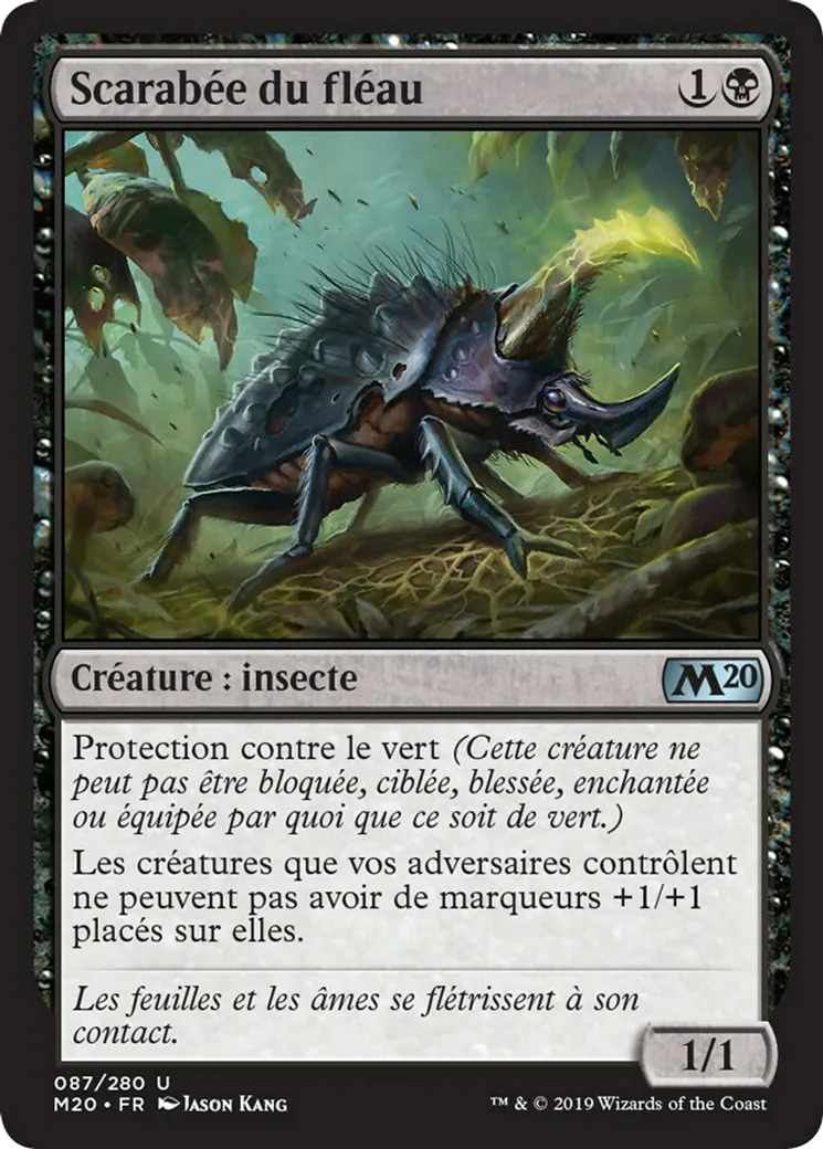 Scarabée du fléau — Core Set 2020 — Magic: The Gathering