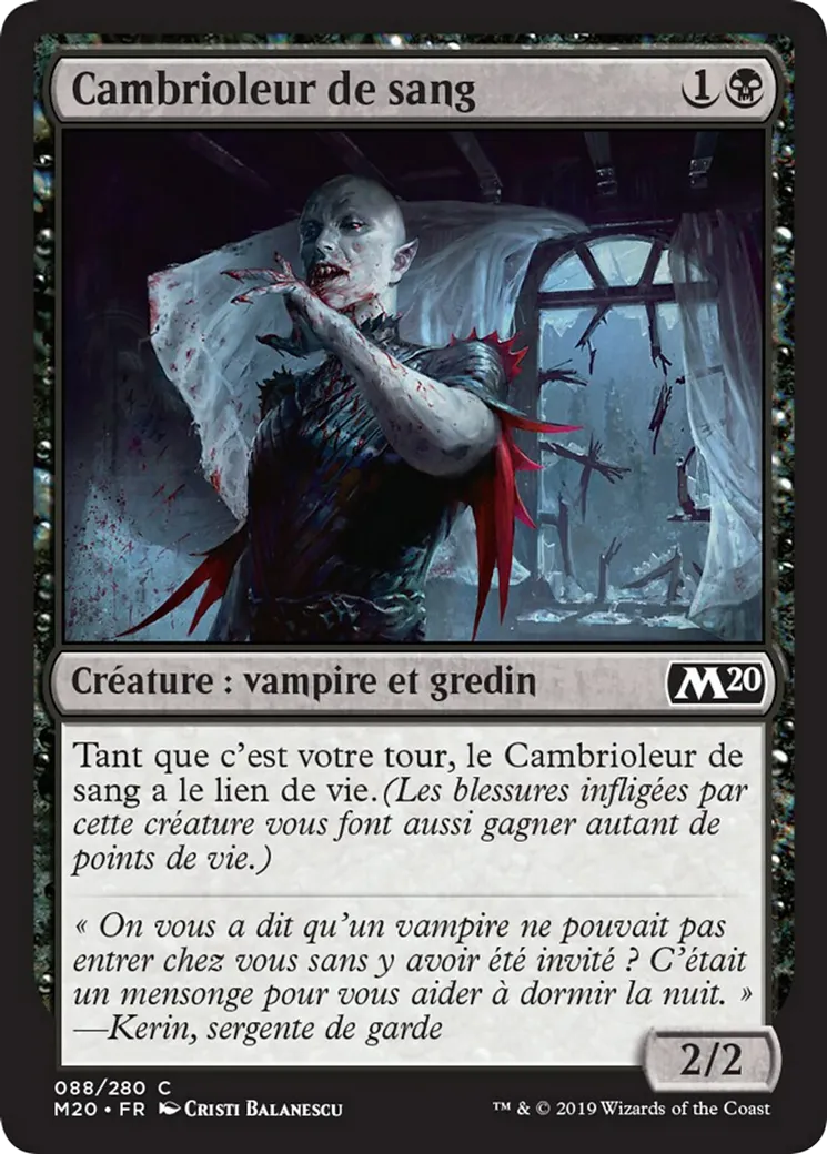 Cambrioleur de sang — Core Set 2020 — Magic: The Gathering