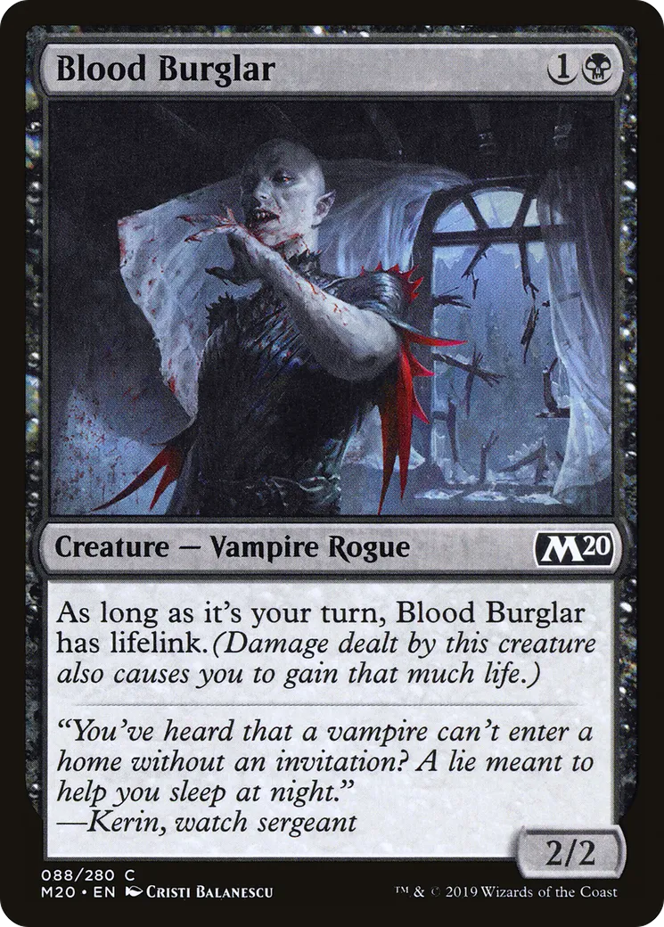 Cambrioleur de sang — Core Set 2020 — Magic: The Gathering