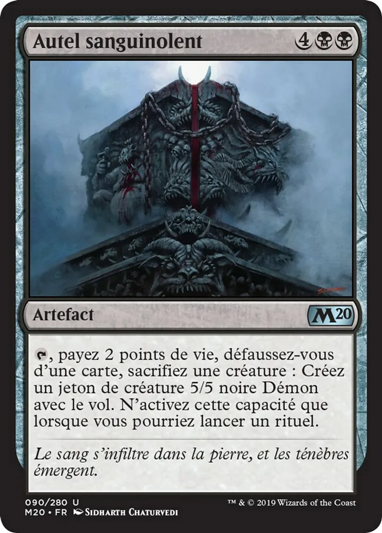 Autel sanguinolent — Core Set 2020 — Magic: The Gathering