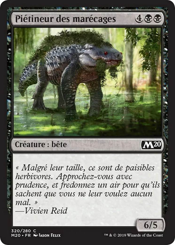Piétineur des marécages from Core Set 2020 - Magic: The Gathering