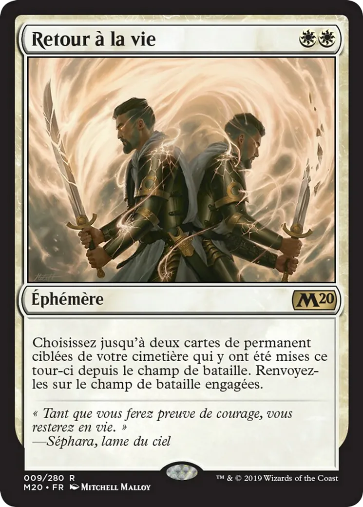 Retour à la vie from Core Set 2020 - Magic: The Gathering