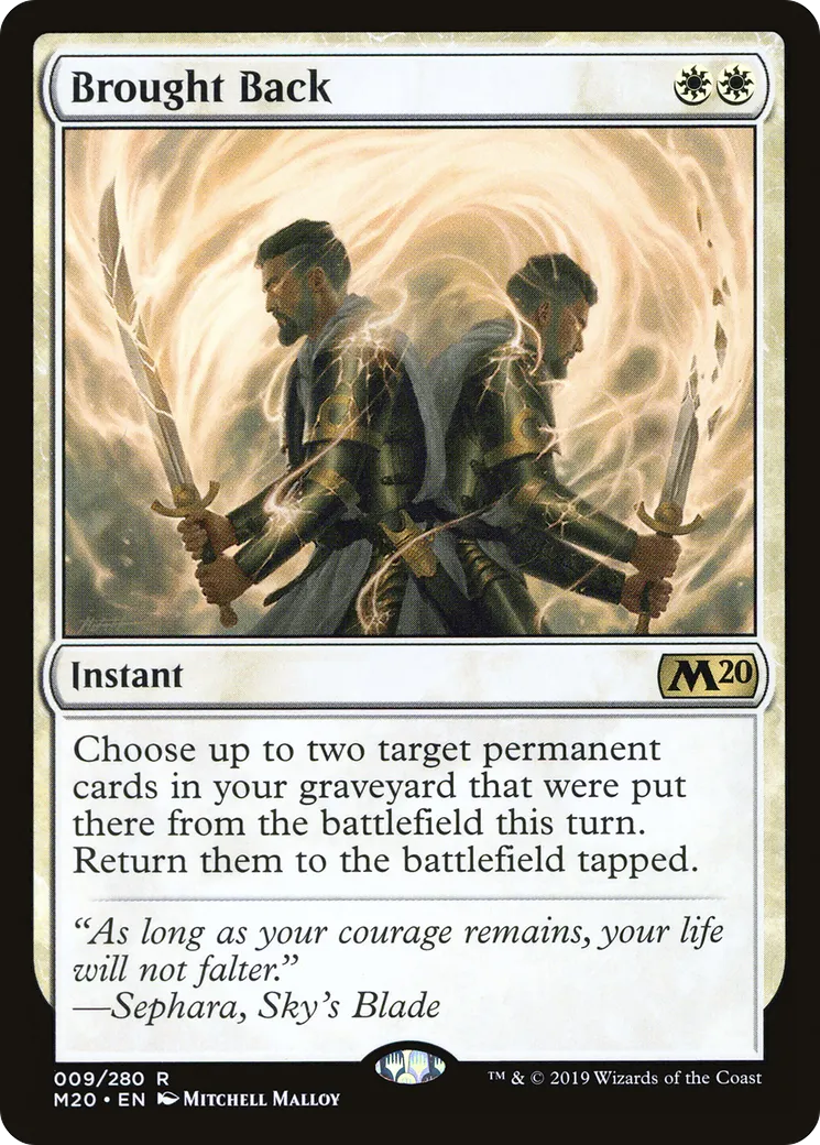 Brought Back — Core Set 2020 — Magic: The Gathering