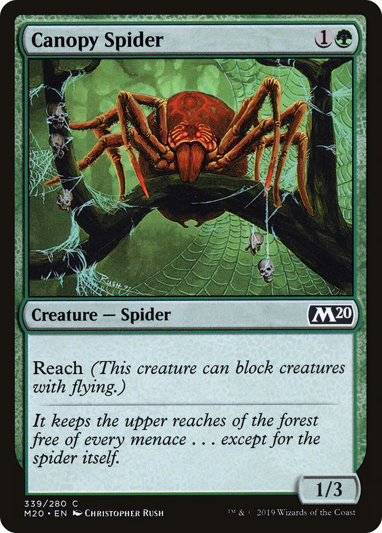 Canopy Spider — Core Set 2020 — Magic: The Gathering