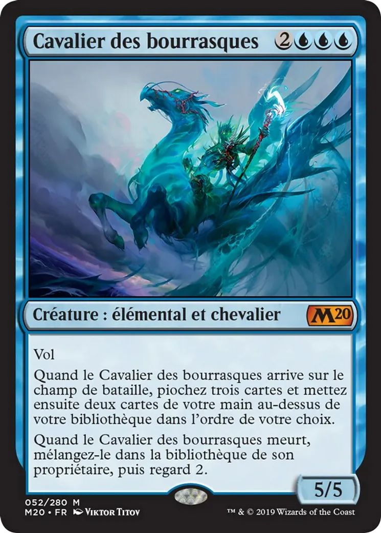 Cavalier des bourrasques — Core Set 2020 — Magic: The Gathering