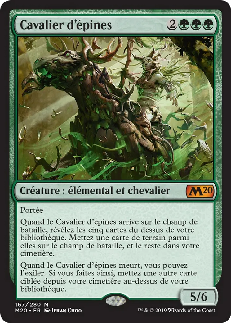 Cavalier d'épines — Core Set 2020 — Magic: The Gathering