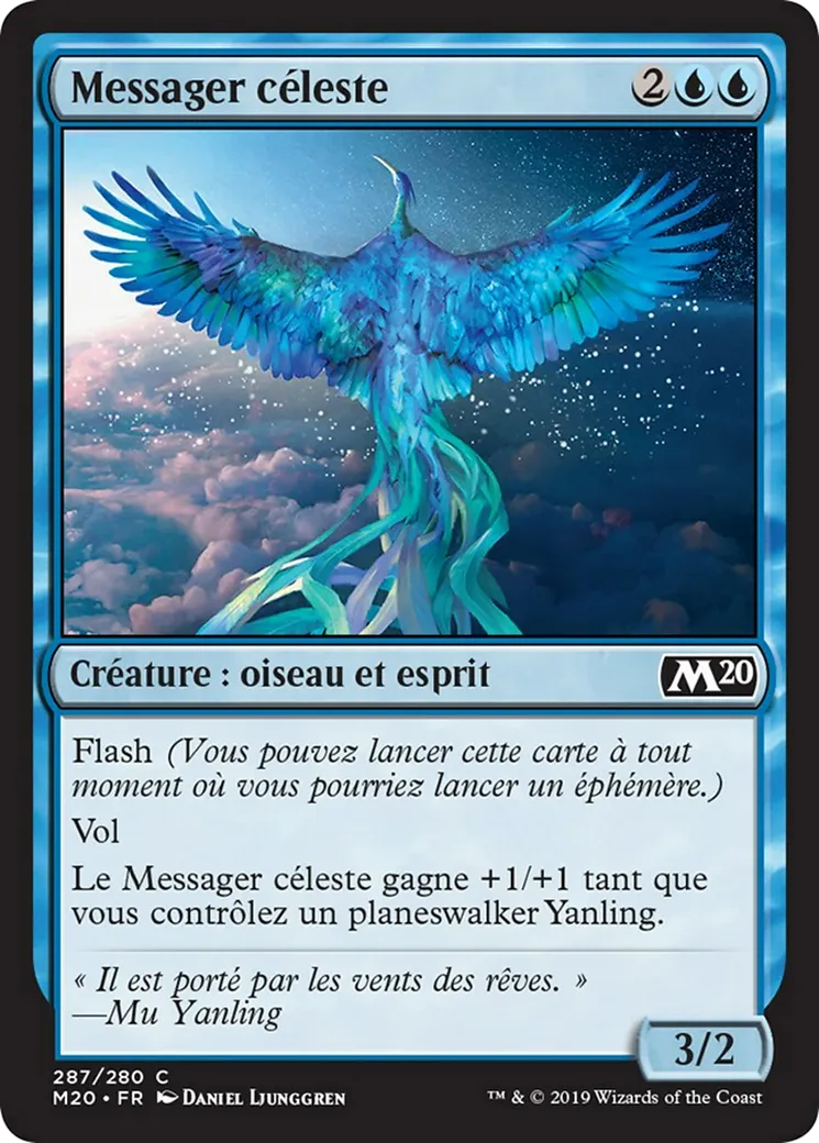 Messager céleste — Core Set 2020 — Magic: The Gathering
