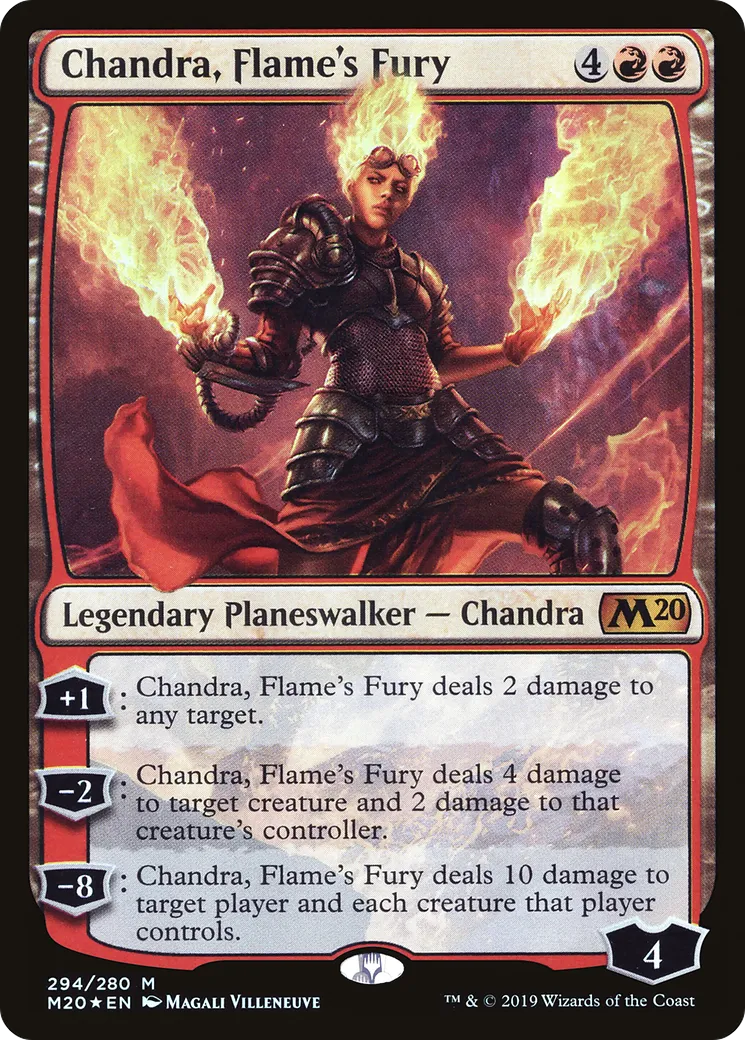 Chandra, Flame's Fury — Core Set 2020 — Magic: The Gathering
