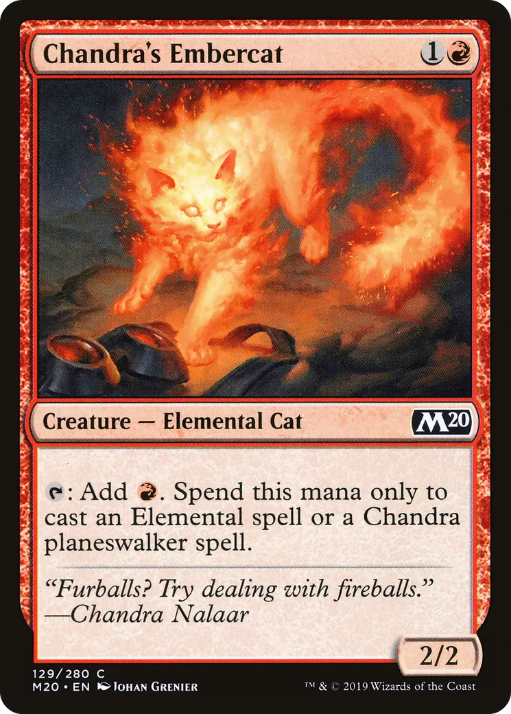 Chandra's Embercat — Core Set 2020 — Magic: The Gathering