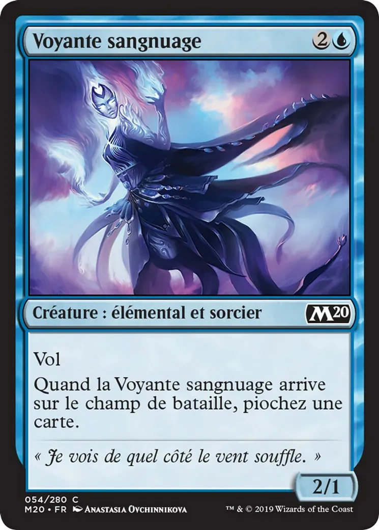 Voyante sangnuage — Core Set 2020 — Magic: The Gathering