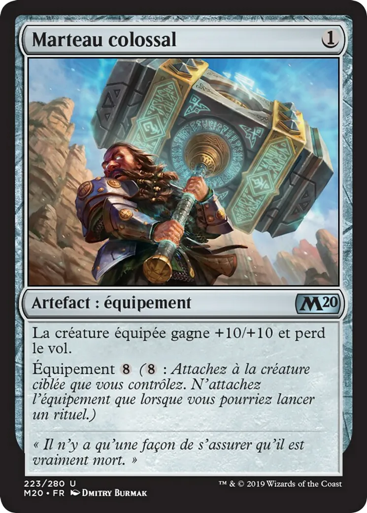 Marteau colossal — Core Set 2020 — Magic: The Gathering