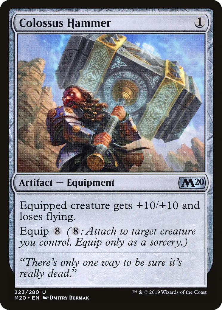 Marteau colossal — Core Set 2020 — Magic: The Gathering