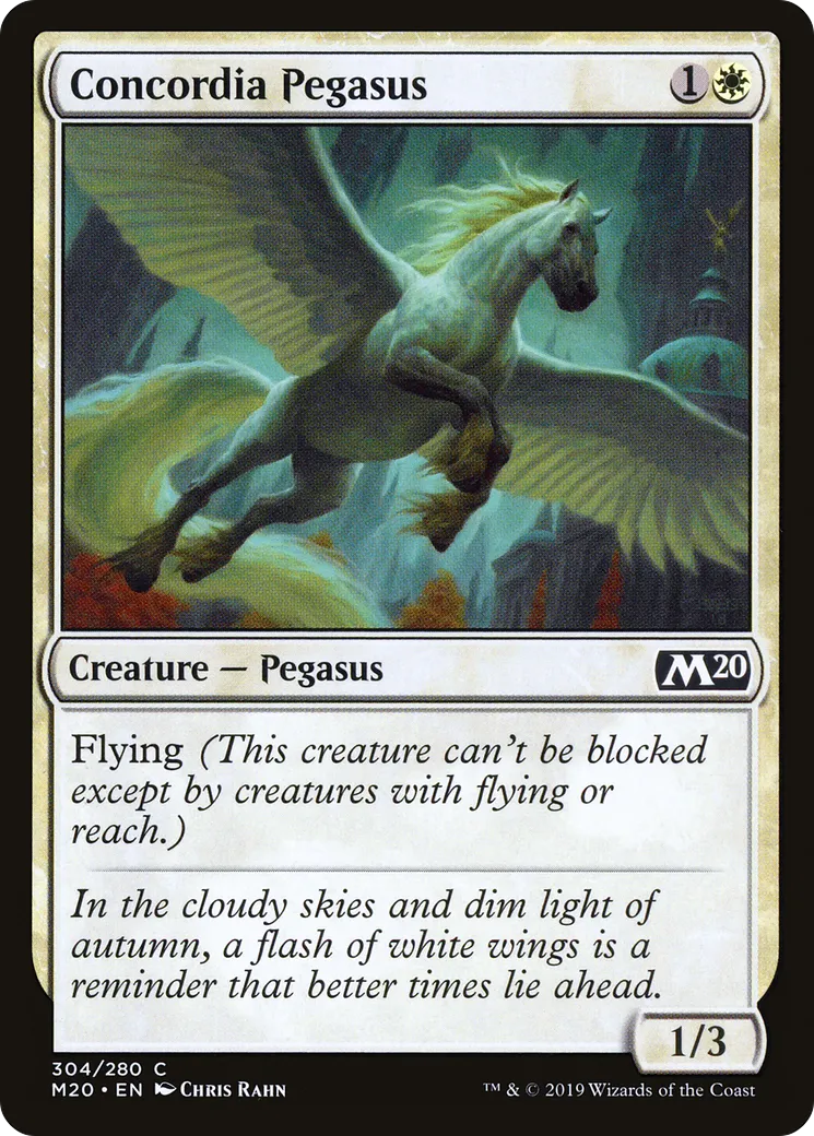 Concordia Pegasus — Core Set 2020 — Magic: The Gathering
