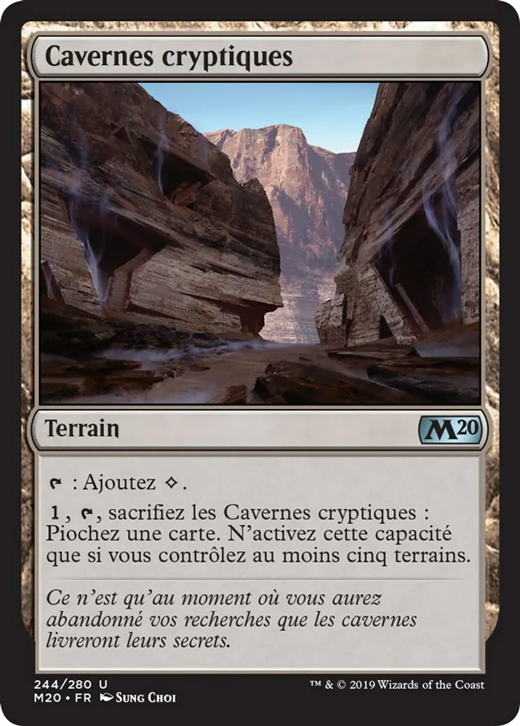 Cavernes cryptiques — Core Set 2020 — Magic: The Gathering