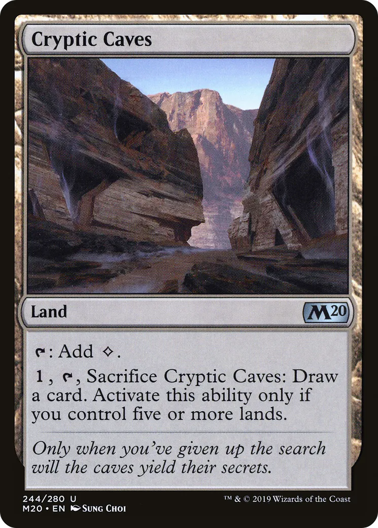 Cavernes cryptiques — Core Set 2020 — Magic: The Gathering