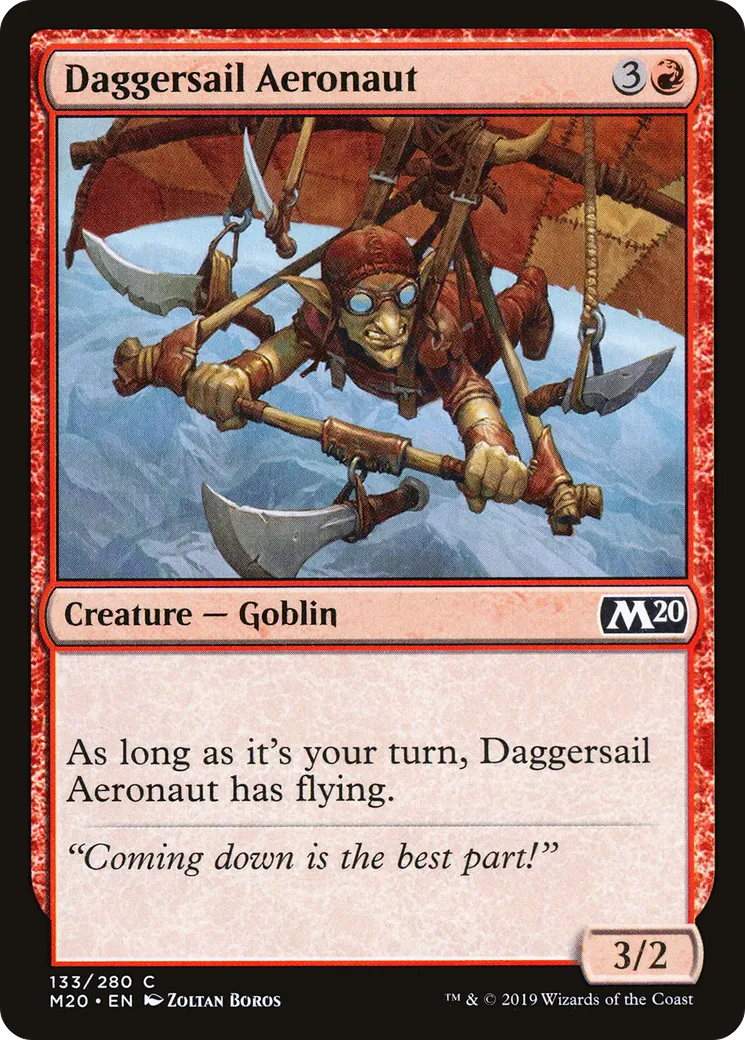 Daggersail Aeronaut from Core Set 2020 - Magic: The Gathering