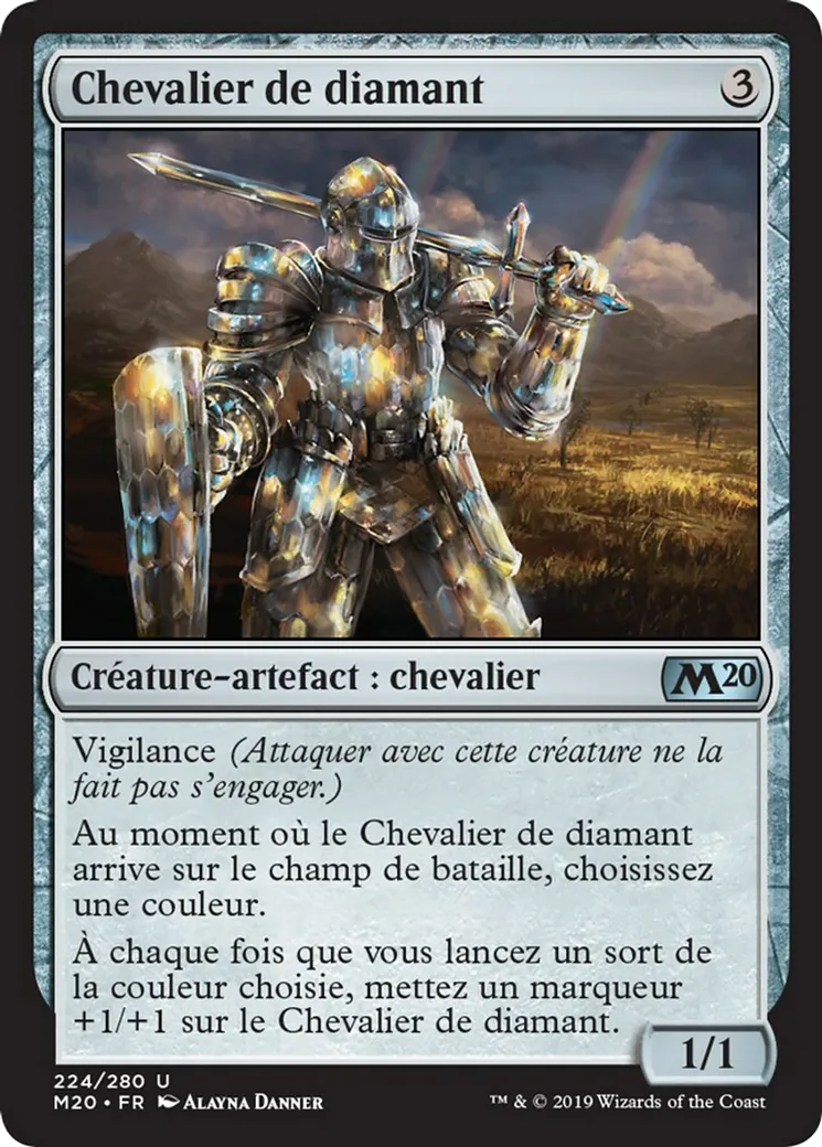 Chevalier de diamant — Core Set 2020 — Magic: The Gathering