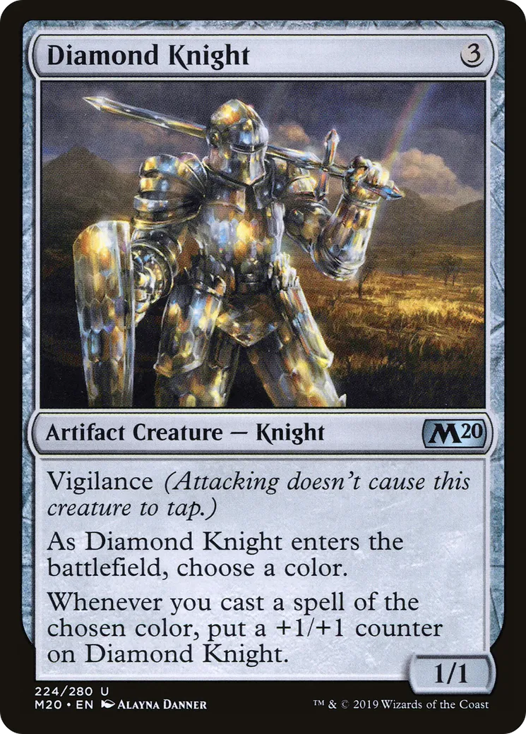 Chevalier de diamant — Core Set 2020 — Magic: The Gathering