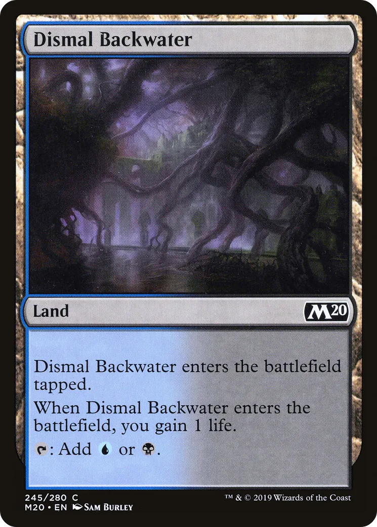 Dismal Backwater — Core Set 2020 — Magic: The Gathering