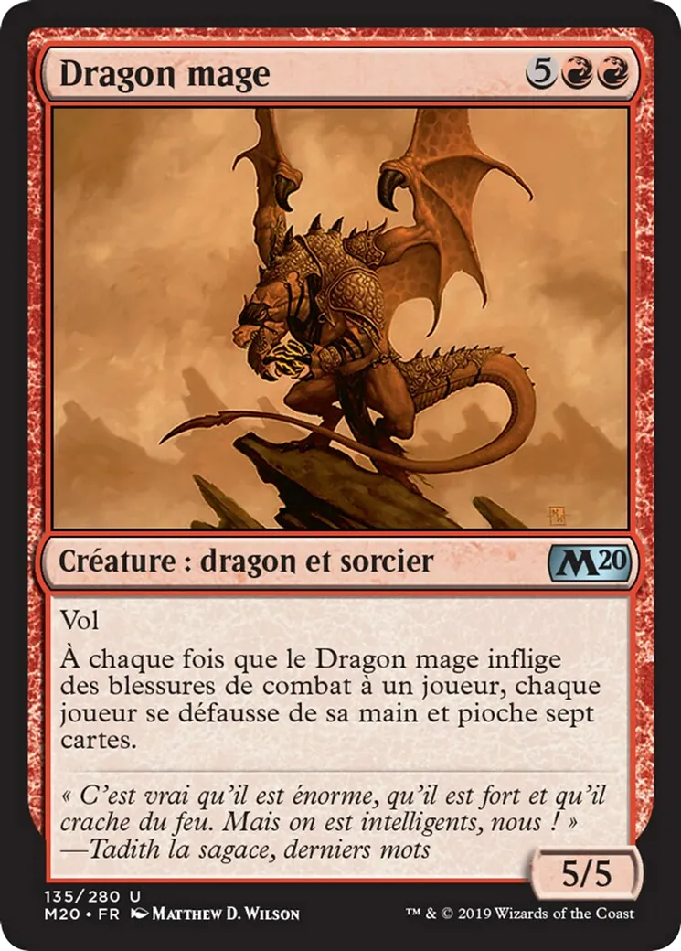 Dragon mage — Core Set 2020 — Magic: The Gathering