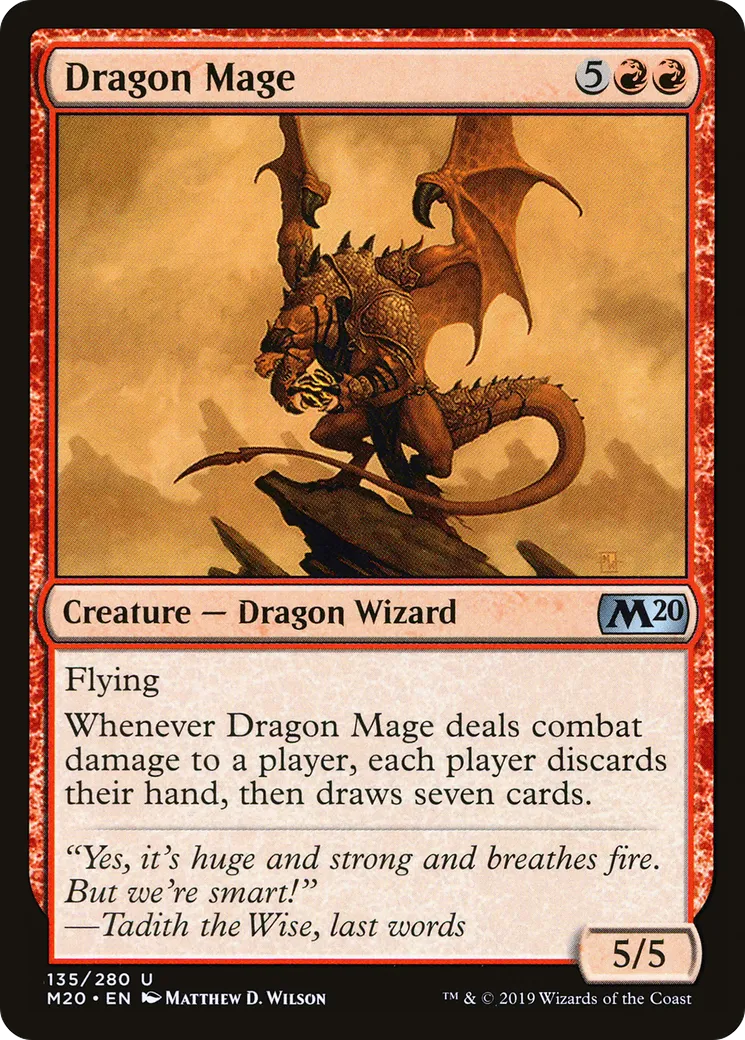 Dragon mage — Core Set 2020 — Magic: The Gathering
