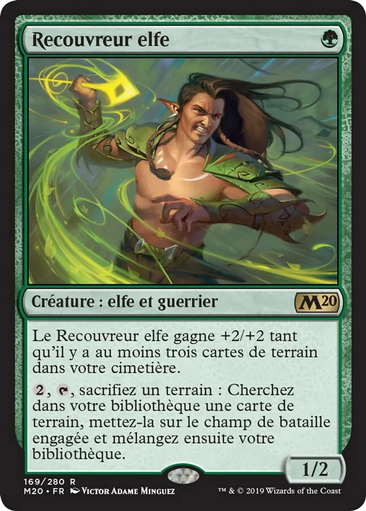 Recouvreur elfe from Core Set 2020 - Magic: The Gathering