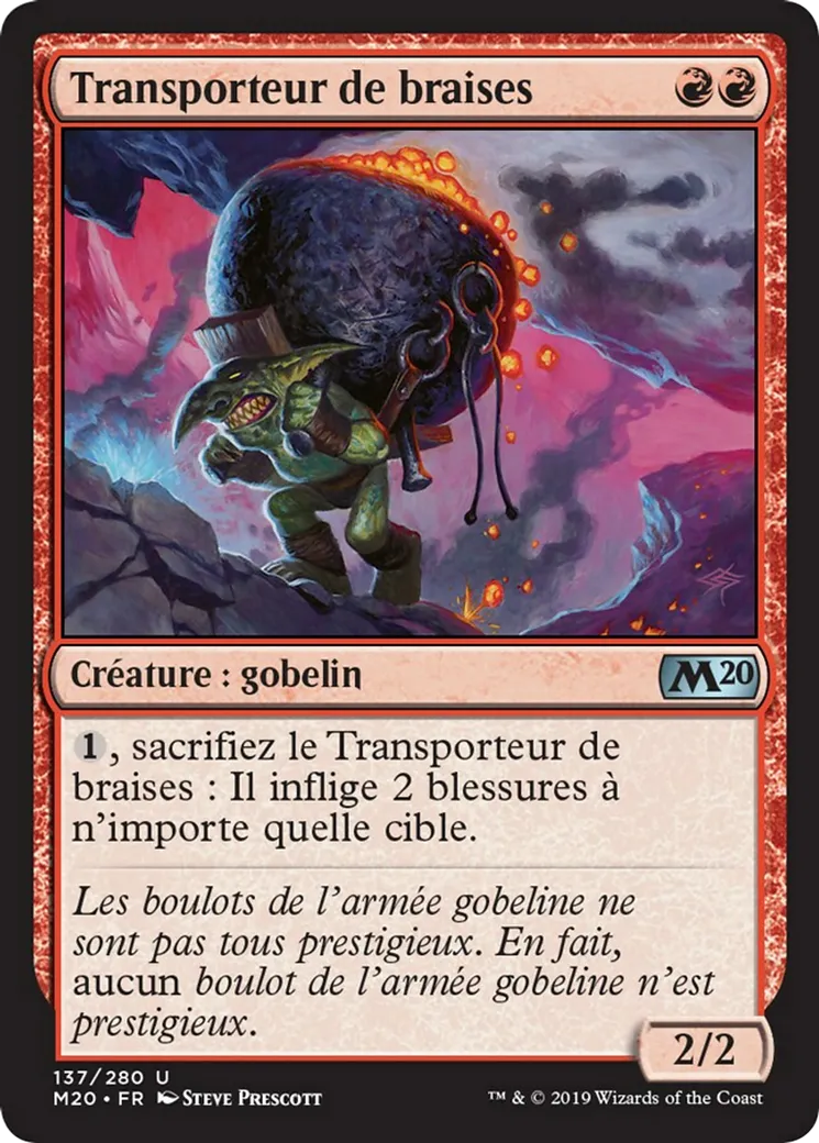 Transporteur de braises — Core Set 2020 — Magic: The Gathering
