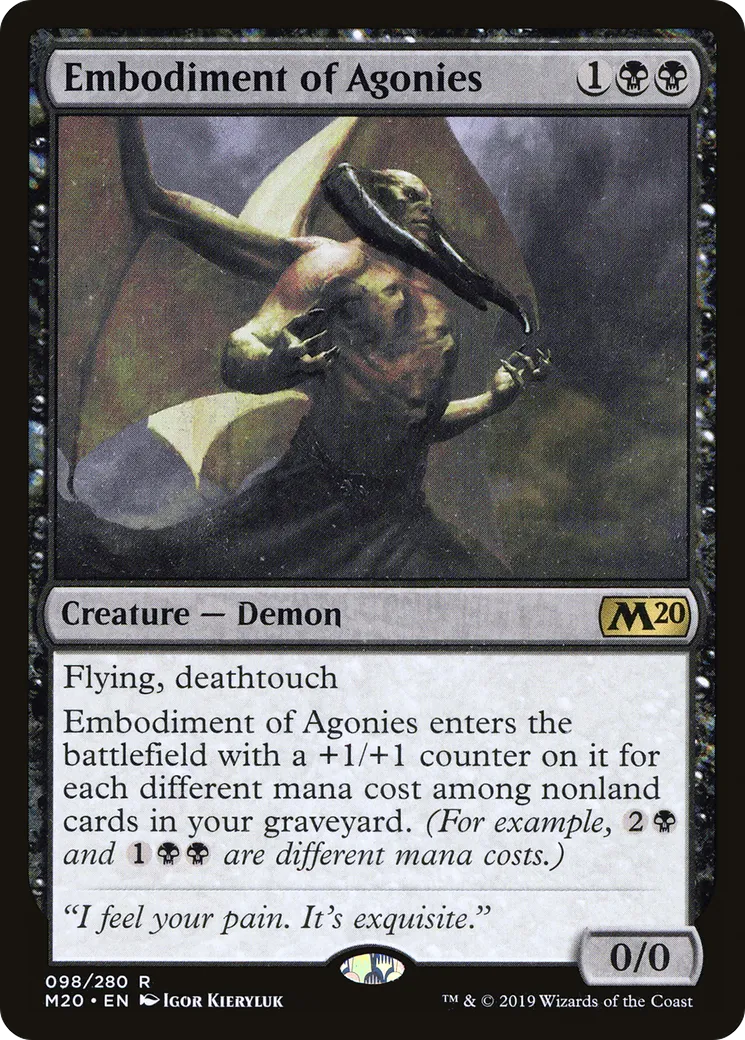 Embodiment of Agonies — Core Set 2020 — Magic: The Gathering