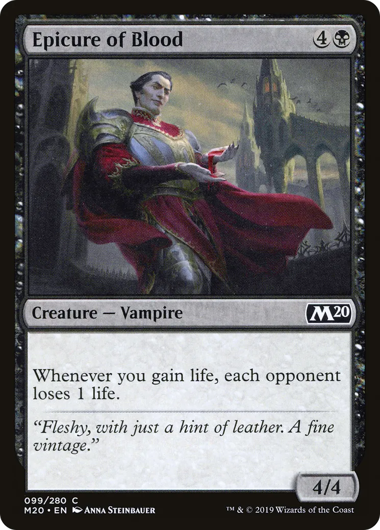 Épicurien du sang — Core Set 2020 — Magic: The Gathering