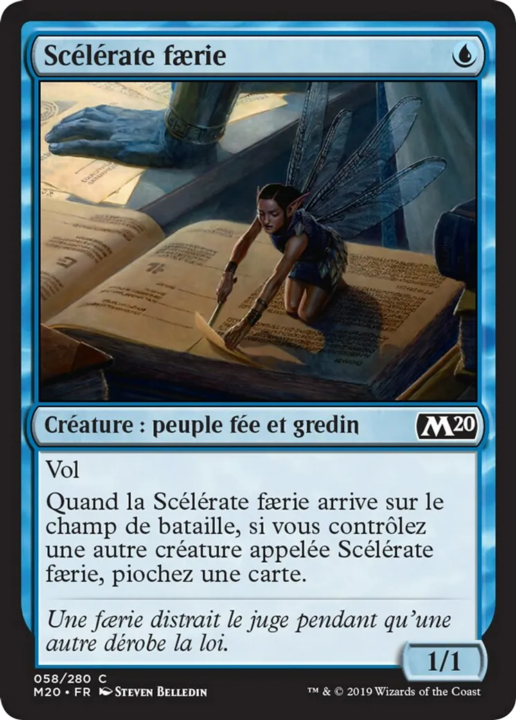 Scélérate faerie — Core Set 2020 — Magic: The Gathering