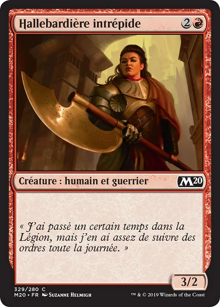 Hallebardière intrépide — Core Set 2020 — Magic: The Gathering