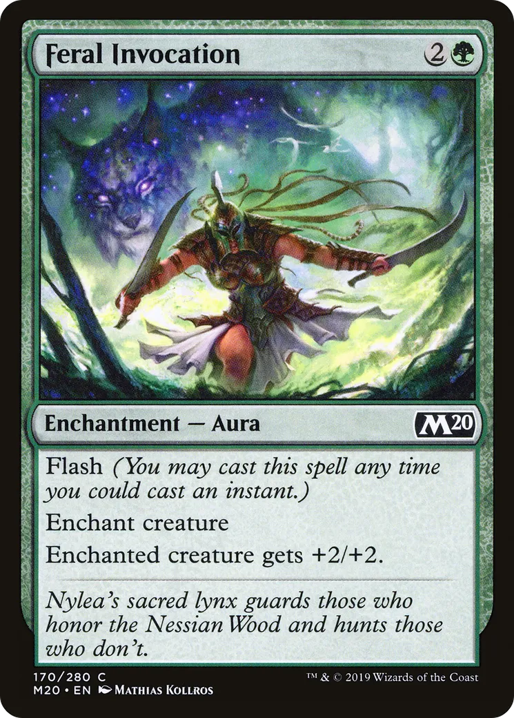 Invocation sauvage — Core Set 2020 — Magic: The Gathering
