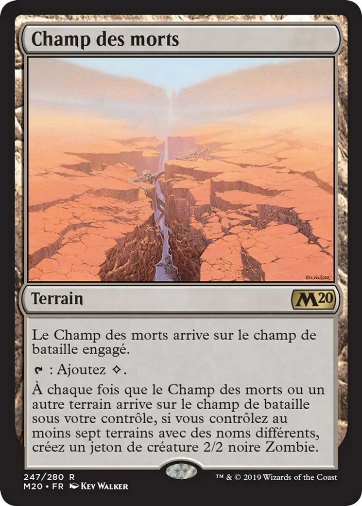 Champ des morts from Core Set 2020 - Magic: The Gathering